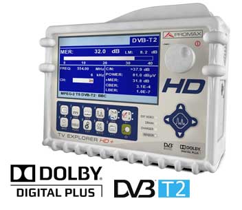 PROMAX launches the first worldwide field meter ready for DVB-T2 | PROMAX
