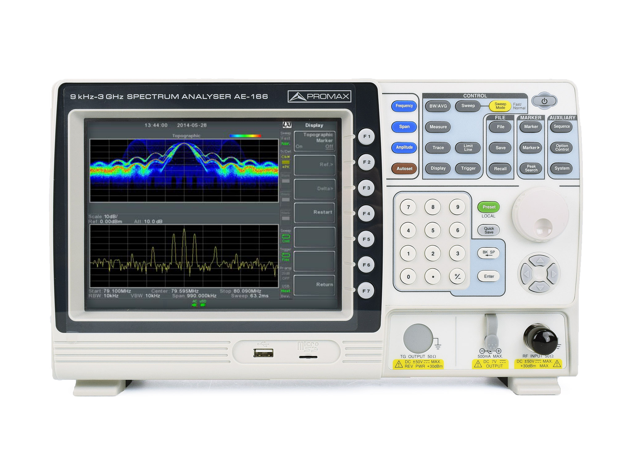 Analizadores de espectro RF | PROMAX