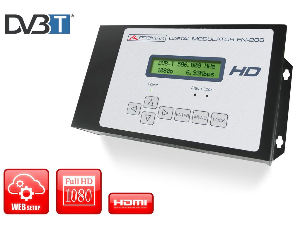 EN-206 Lite: Digitaler HDTV DVB-T Modulator