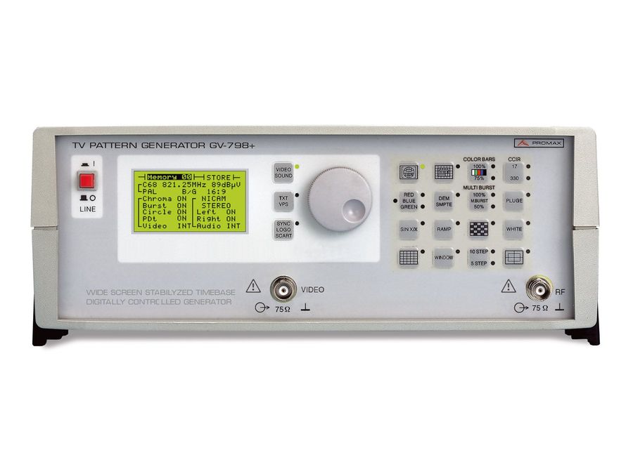Generadores de señal patrón de TV (Miras de televisión) | PROMAX