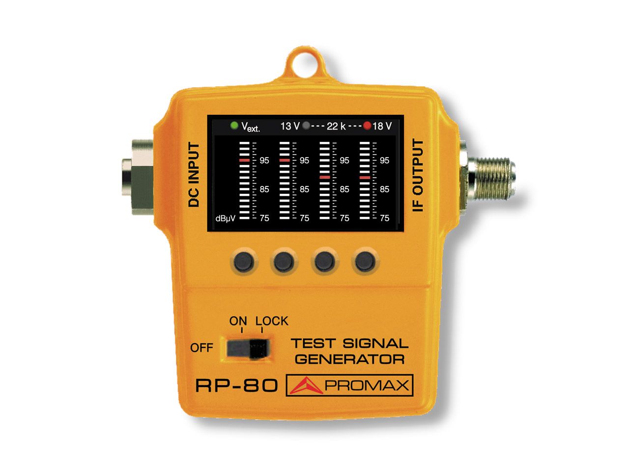 RP-080: Generador FI de Satélite y Terrestre con 4 portadoras de nivel controlable