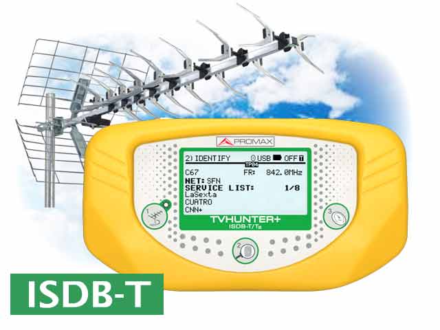 TVHUNTER+ ISDB-T: Прибор для установки ISDB-T/Tb