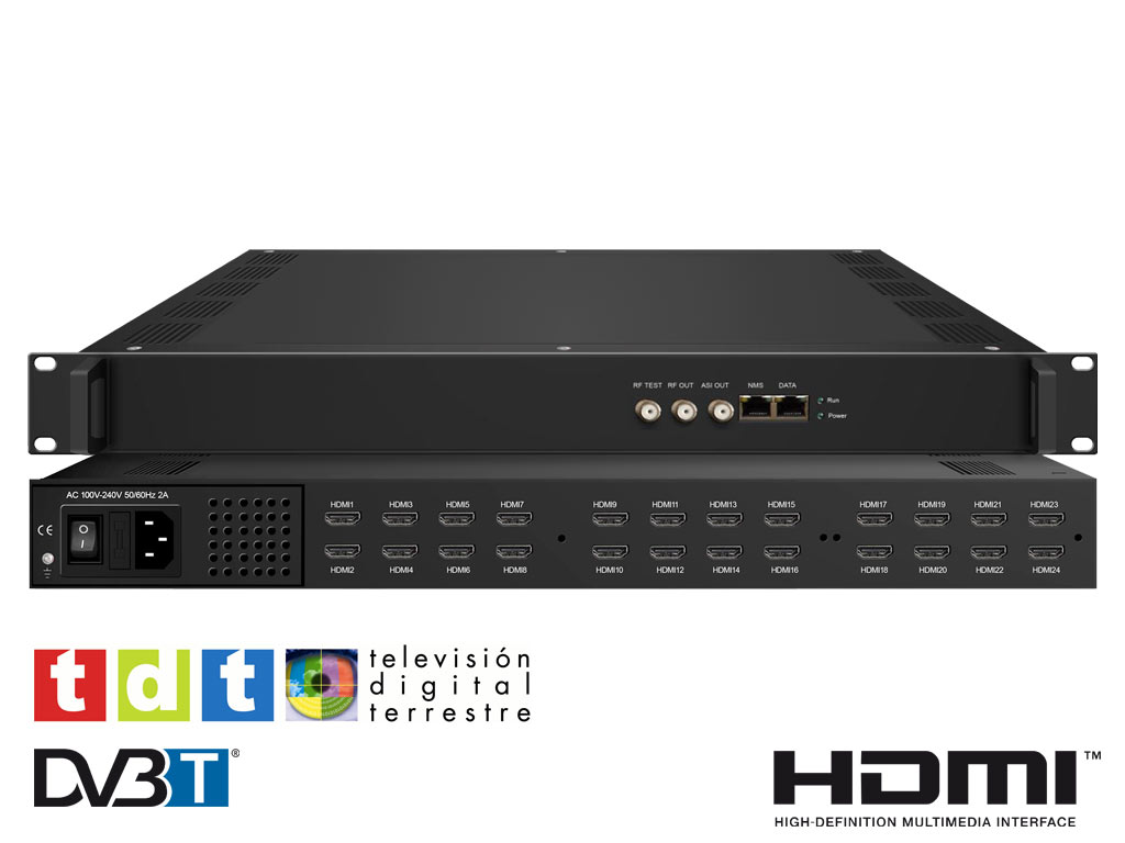 EN-265B: Conversor de HDMI™ a Televisión Digital Terrestre (TDT) con salida RF, ASI e IP