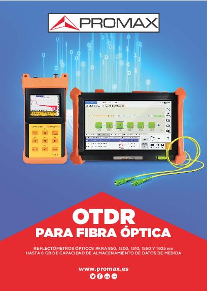 Catálogo de OTDR para fibra óptica