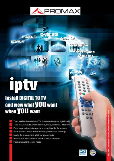 Catalog of Digital To TV (IPTV)